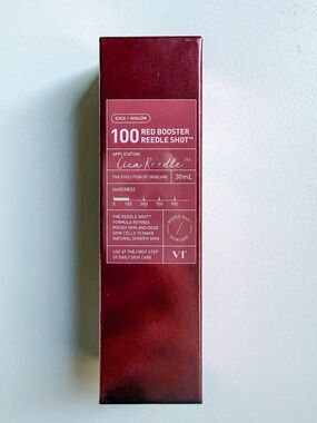 VT Cosmetics Red Booster Reedle Shot 100 30ml Korean Skincare Cica Hyalon NEW